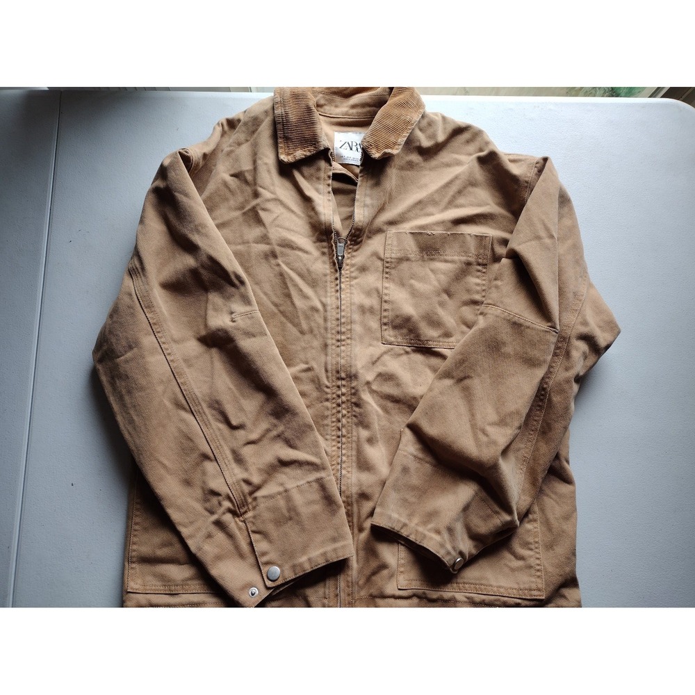 Zara Brown Bomber Jacket